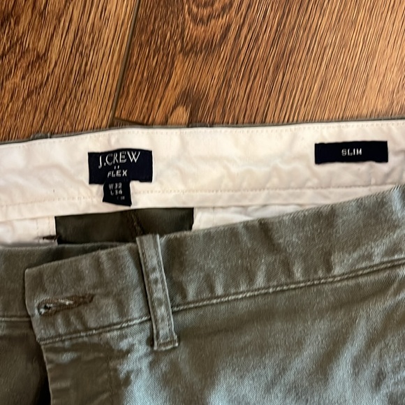 J Crew olive khaki slacks - Picture 3 of 4